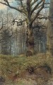the spring wood John Collier woods landscape